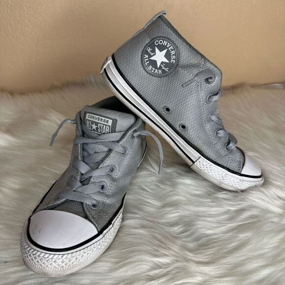 Converse Chuck Taylor All Stars Mid Tops Gray Size 3 - Picture 12 of 12